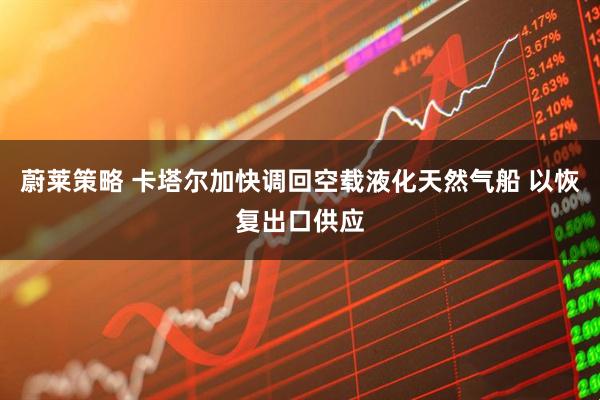 蔚莱策略 卡塔尔加快调回空载液化天然气船 以恢复出口供应